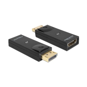 Monitoradapter DP-Stecker pour HDMI-Buchse, noir Monitoradapter DP-Stecker pour HDMI-Buchse, noir