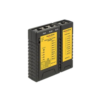 LAN-Tester pour Netzwerk RJ12 & RJ45 avec POE, auch pour installierte câble bis 100m LAN-Tester pour Netzwerk RJ12 & RJ45 avec POE, auch pour installierte câble bis 100m
