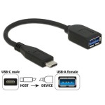 Delock Câble adaptateur USB 3.1 USB C - USB A 0.1 m