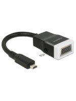 Delock Câble adaptateur Micro-HDMI - VGA Noir