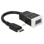 Delock Câble adaptateur Mini-C-HDMI - VGA avec audio