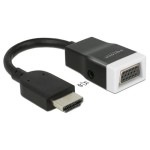 Delock Câble adaptateur HDMI - VGA Noir