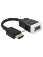 Delock Câble adaptateur HDMI - VGA Noir