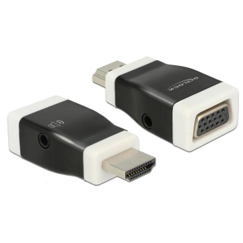 Monitoradapter HDMI-A for VGA with Audio, HDMI-A Stecker for VGA Buchse Monitoradapter HDMI-A for VGA with Audio, HDMI-A Stecker for VGA Buchse
