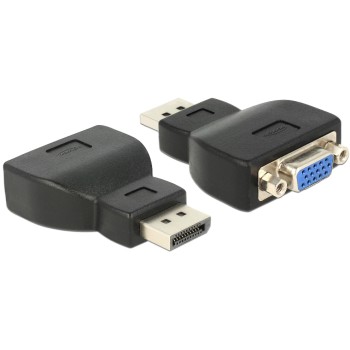 Monitoradapter DP1.1 pour VGA, DP Stecker pour VGA-Buchse, noir Monitoradapter DP1.1 pour VGA, DP Stecker pour VGA-Buchse, noir