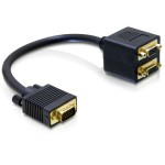 Delock Diviseur de signaux à 2 ports VGA - 2x VGA, passiv