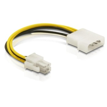 cable Stromversorgung P4 4Pol, 15cm, for Molex Stromanschluss