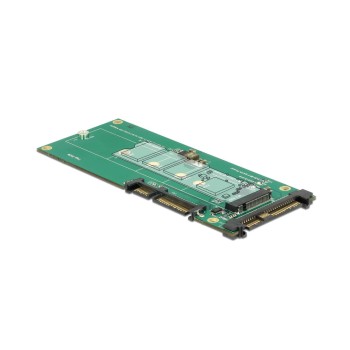 DeLock U.2 oder SATA pour M.2 Adapter, U.2 pour NVMe M.2 SSD, SATA pour SATA M.2 SSD DeLock U.2 oder SATA pour M.2 Adapter, U.2 pour NVMe M.2 SSD, SATA pour SATA M.2 SSD