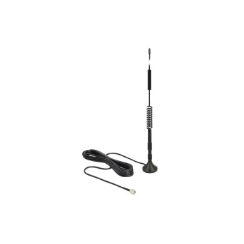 Delock LTE & LoRa Antenne, 5dBi, Magnetfuss, SMA Anschluss, 0.8-2.4Ghz, 3m câble,Outdoor Delock LTE & LoRa Antenne, 5dBi, Magnetfuss, SMA Anschluss, 0.8-2.4Ghz, 3m câble,Outdoor