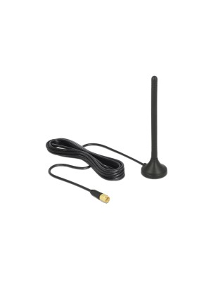 Delock LTE & LoRa Antenne, 2dBi, Magnetfuss, SMA Anschluss, 0.8-2.1Ghz, 3m Kabel,Outdoor Delock LTE & LoRa Antenne, 2dBi, Magnetfuss, SMA Anschluss, 0.8-2.1Ghz, 3m Kabel,Outdoor