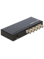 Delock 1in-4Out Port 3GI-SDI Switch, Manuel, BNC-Buchsen, bis 1080p, Netzteil