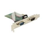 Delock Carte PCI Express 89555 2x Seriell / RS232