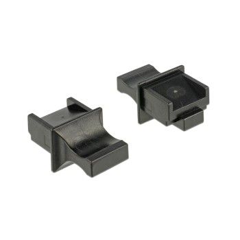 Delock RJ-45 Staubschutz, 10 Stück, zum Schutz von Netzwerkports, black,Griff Delock RJ-45 Staubschutz, 10 Stück, zum Schutz von Netzwerkports, black,Griff