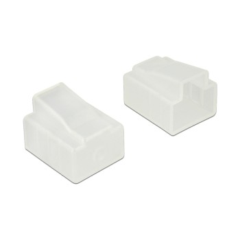 Delock RJ-45 Staubschutz, 10 Stück, zum Schutz von Netzwerkports, transparent Delock RJ-45 Staubschutz, 10 Stück, zum Schutz von Netzwerkports, transparent