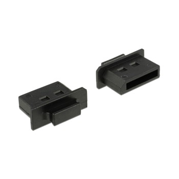 Delock Displayport Staubschutz, 10 Stück, Zum Schutz von DP-Ports, black, with Griff Delock Displayport Staubschutz, 10 Stück, Zum Schutz von DP-Ports, black, with Griff