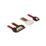 Delock Câble combiné SATA3 Molex électricité, 30 cm