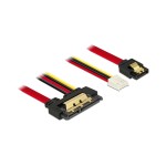 Delock Câble combiné SATA3 Puissance de la carte mère, 30 cm