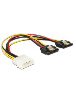 Delock Câble électrique en Y Molex - 2x SATA 20 cm