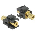 Delock Module Keystone 4Pin jack 3,5 mm, noir