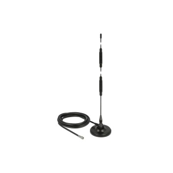 Delock LTE & LoRa Antenne, 7dBi, Magnetfuss, SMA Anschluss, 0.8-2.4Ghz, 3m cable,Outdoor Delock LTE & LoRa Antenne, 7dBi, Magnetfuss, SMA Anschluss, 0.8-2.4Ghz, 3m cable,Outdoor
