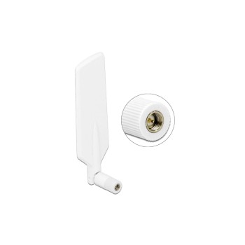 LTE/HSPA/GSM Antenne, SMA-Stecker, white, 1-4dBi Gewinn, with Kippgelenk LTE/HSPA/GSM Antenne, SMA-Stecker, white, 1-4dBi Gewinn, with Kippgelenk