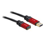 USB3.0 Premium Verlängerungskabel,, 2m, schwarz, A-Stecker zu A-Buchse