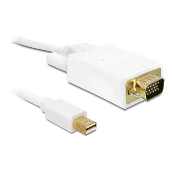Delock MiniDisplayPort - VGA, 3m, Weiss, Auflösung bis 1920 x 1200 @ 60 Hz Delock MiniDisplayPort - VGA, 3m, Weiss, Auflösung bis 1920 x 1200 @ 60 Hz