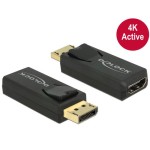 Delock Adaptateur Displayport - HDMI actif, 4K, noir