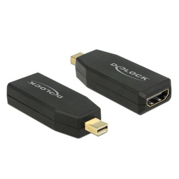 Monitoradapter Mini-DP Stecker- HDMI-Buchse, black , 4K Support, aktiv Monitoradapter Mini-DP Stecker- HDMI-Buchse, black , 4K Support, aktiv