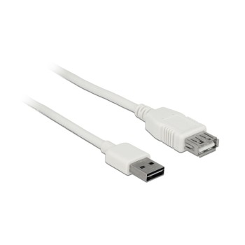 USB2.0-Verlängerungskabel Easy, 3m, weiss, A Stecker beidseitig einsteckbar USB2.0-Verlängerungskabel Easy, 3m, weiss, A Stecker beidseitig einsteckbar