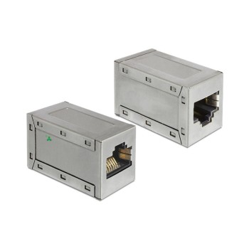 Delock Kupplung für RJ-45 Kabel, CAT.6A STP, geschirmt, Metalgehäuse Delock Kupplung für RJ-45 Kabel, CAT.6A STP, geschirmt, Metalgehäuse
