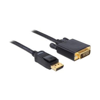 Delock DisplayPort - DVI-D cable, 1m, black, Auflösung bis 1920 x 1200 @ 60 Hz Delock DisplayPort - DVI-D cable, 1m, black, Auflösung bis 1920 x 1200 @ 60 Hz