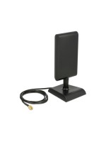 Delock WLAN Antenne, 6-9dBi, 1m cable, RP-SMA, Dualband 2.4 Ghz & 5Ghz, Magnetfuss