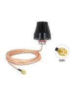 LTE/HSPA/GSM Antenne, SMA-Stecker, weiss, 2dBi Gewinn, Outdoor Rundstrahl, 1m Kabel