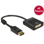 Delock Adaptateur Displayport - DVI passive, 4K, noir