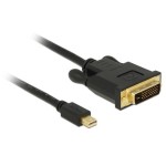 Delock Câble Mini DisplayPort - DVI-D, 0.5 m