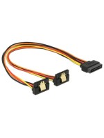 Delock Câble électrique en Y SATA - 2x SATA 30 cm