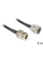 Delock N-Stecker for N-Buchse, 6m, Low Loss Verlängerungscable for 2.4 & 5Ghz