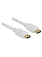 Delock DisplayPort - Displayport cable, 7m, Weiss, Auflösung bis 3820 x 2160 @ 60 Hz