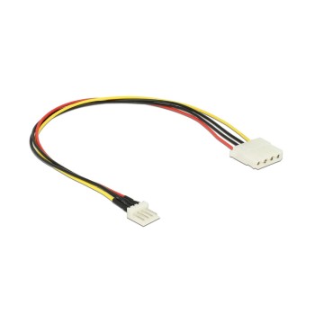 Floppy Stecker - Molex Stromadapter , 30cm, 5&12 Volt,for Molex Endgerät - Floppy Strom