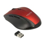 Delock Souris optique ergonomique sans fil de 2,4 GHz à 5 boutons