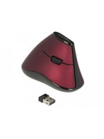 Delock 12528 5 Tasten mouse WIRELESS, red, USB 2.4GHz