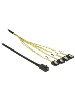 Delock SAS Kabel: SFF-8643- 4xSATA , 0.5m, für 4 SATA HDD/SSD an SFF-8643 Controller