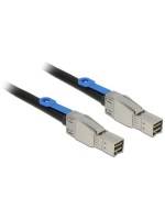 Delock SAS Kabel: SFF8644-SFF8644, 2m, externes Kabel, HD Mini-SAS auf Mini-SAS