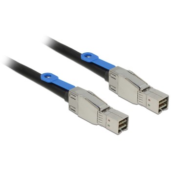 Delock SAS cable: SFF8644-SFF8644, 2m, externes cable, HD Mini-SAS auf Mini-SAS Delock SAS cable: SFF8644-SFF8644, 2m, externes cable, HD Mini-SAS auf Mini-SAS