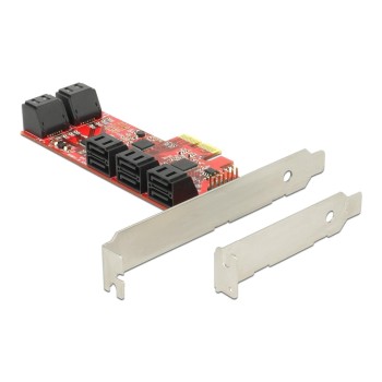 DeLock 10x SATA PCI-Ex2 Kontroller, inkl. Low Profile Soltblech DeLock 10x SATA PCI-Ex2 Kontroller, inkl. Low Profile Soltblech