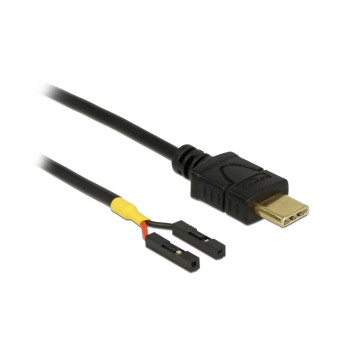 USB Stromcable USB-C for 2x Postenbuchse, 30cm USB Stromcable USB-C for 2x Postenbuchse, 30cm