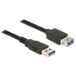 Delock Câble de prolongation USB 3.0 USB A - USB A 0.5 m