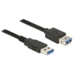 Delock Câble de prolongation USB 3.0 USB A - USB A 2 m