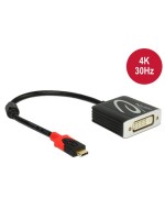 Monitoradapter USB Typ-C zu DVI, 4K bis 30Hz, schwarz, DP Alternate Mode